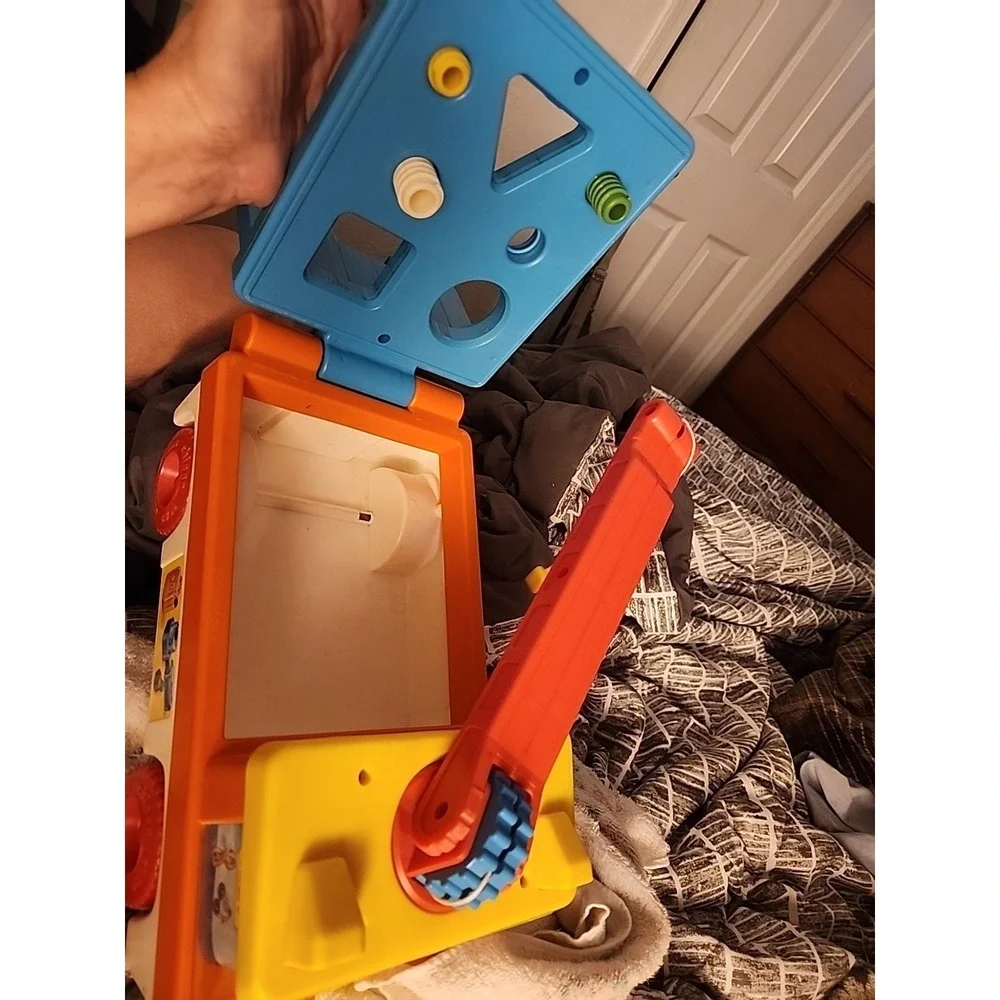 Vtg 80's Rare Chicco The Big Hook Utility Toy Vehicle Excell Cond See Photos 12